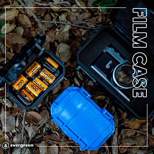 Evergreen Film Storage Case | Holds 7 Rolls of 35mm or 5 Rolls of 120mm Film | Preserve and Protect Your Film | Waterproof & Freezer Safe (Film Not Included) (Blue) - Image 2