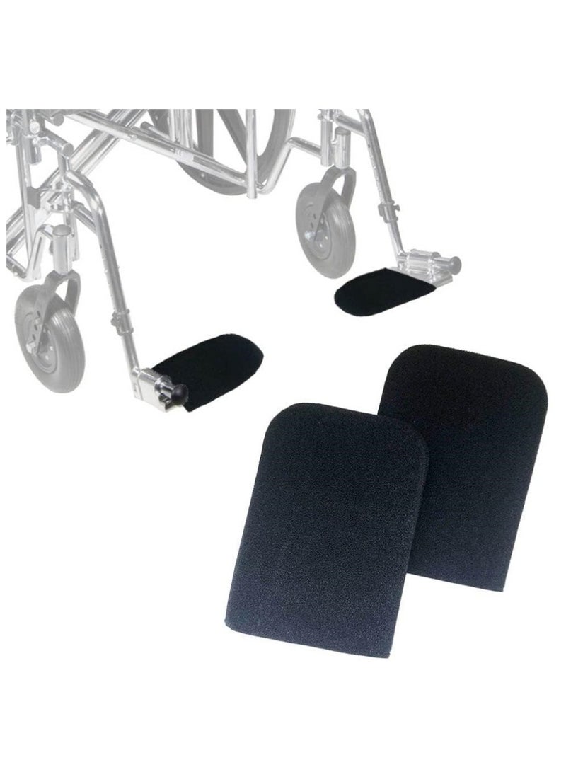 general Elderly Wheelchair Footrest Cover Non-Slip Footboard Protective Pad Soft Leg Guard to Prevent Scratches on Feet and Footrest - Image 1