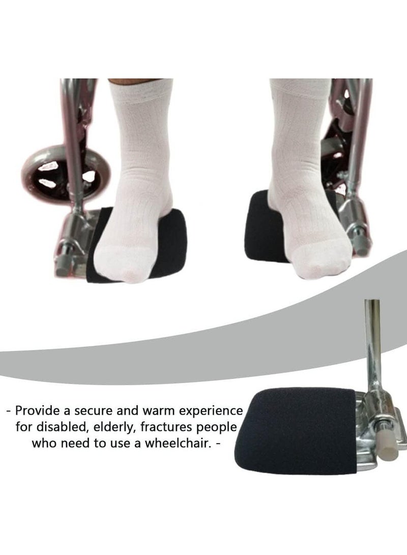 general Elderly Wheelchair Footrest Cover Non-Slip Footboard Protective Pad Soft Leg Guard to Prevent Scratches on Feet and Footrest - Image 3