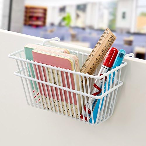DAOME DAOME Iron Sink Shelf Organizer Soap Sponge Drain Stand Rack Towel Shelves Holder Cupboard Draining Storage Basket White 20x12x102 cm - Image 1