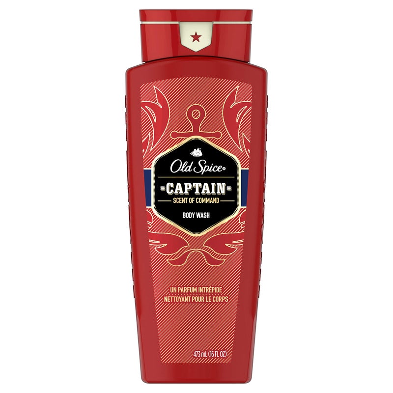 Old Spice Red Collection Body Wash for Men, Captain, 16 oz - Image 1