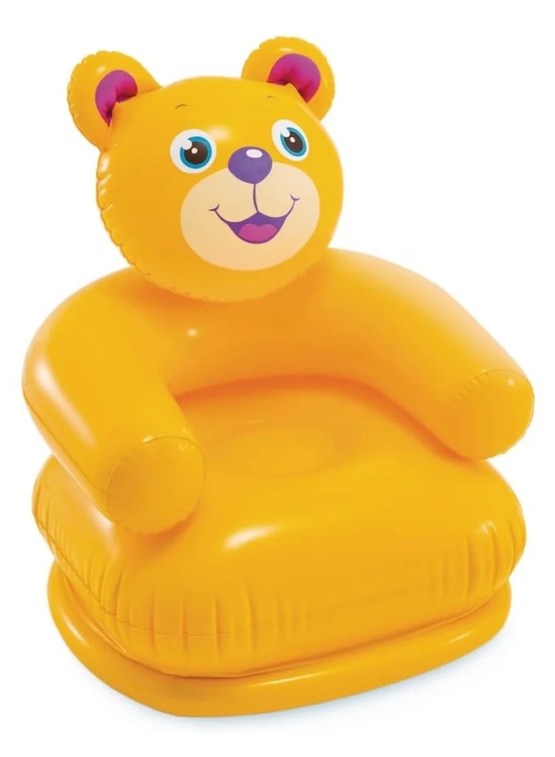 Lightweight inflatable chair with a bear design - Image 2