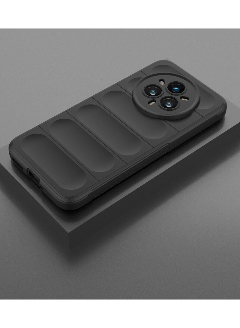 Phone case cover Magic Shield TPU + Silicone Shockproof Phone Case For  Realme 14 Pro Plus (Black) - Image 2