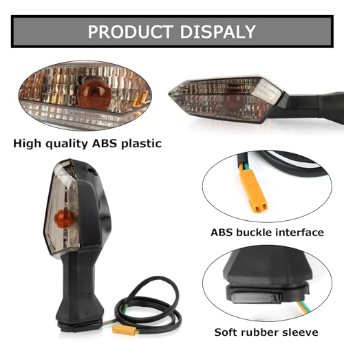 psler Front Rear Turn Signal Indicator Light Taillight for Ninja 650 ER-6F 2012-2016 for Ninja 300 EX300 2012-2016 and for Ninja 1000 2011-2017 - Image 4