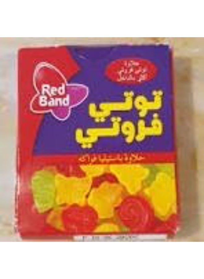 Tutti Frutti ToTTi Fruti Gummy Candy – Assorted Fruit Flavours, 15g x Pack of 12 – Chewy Gummy Sweets for Kids & Adults - Image 2