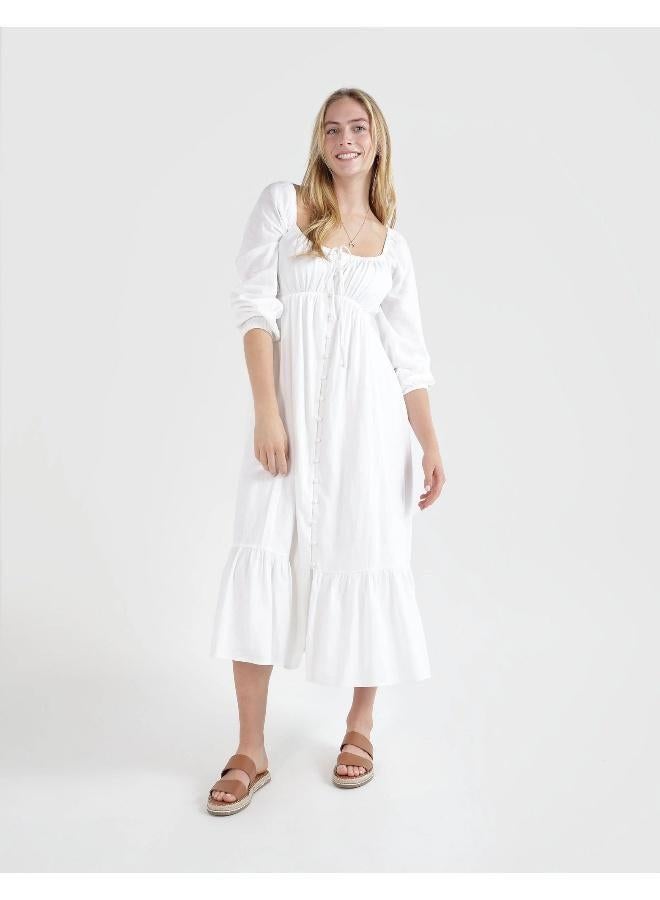 Aerie Tiered White Dress - Image 1