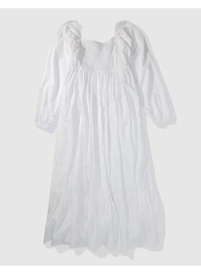 Aerie Tiered White Dress - Image 2