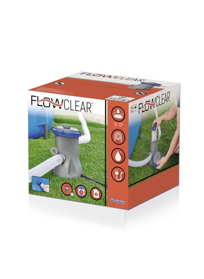 Bestway - Bestway - Flowclear Filter Pump 1,249 Liter - 58381 - Image 1
