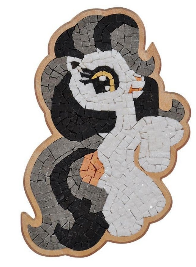 Continuum Games Mosaic Box Natural Stone Arts and Crafts Picture Puzzles DIY Craft Kit for Adults and Kids - Pony - Image 2