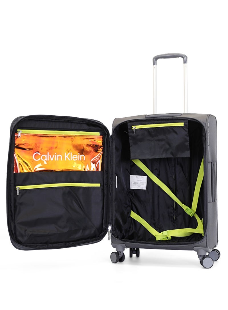 Calvin Klein 2-Piece Softshell Spinner Luggage Set | Lightweight, Flexible Packing for Smart Travelers - Image 3