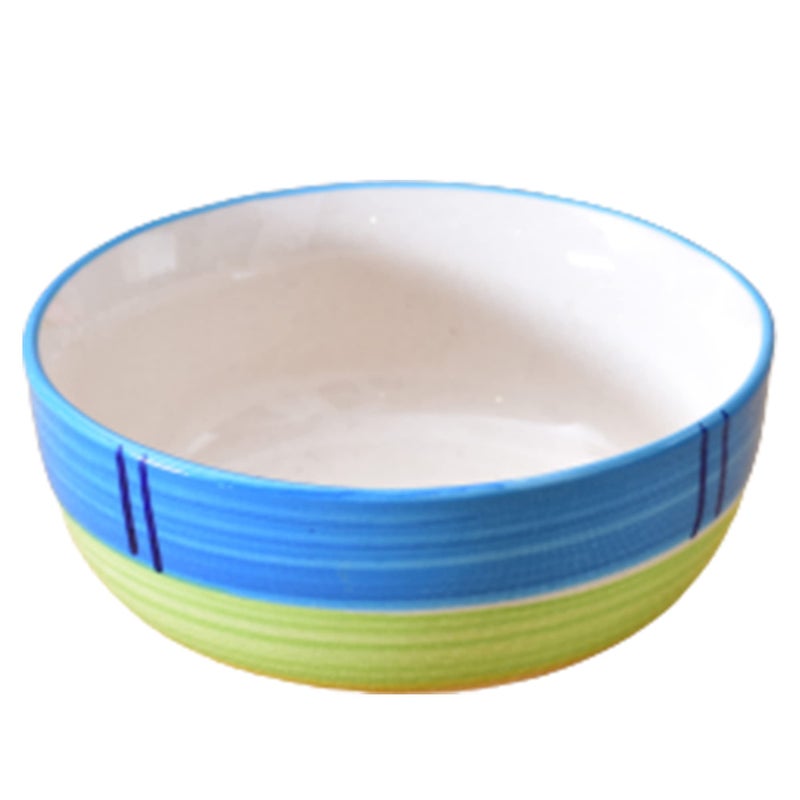 Kunhar Ceramic Serving Bowls (Green, 800 ml) - 1 Piece - Image 5