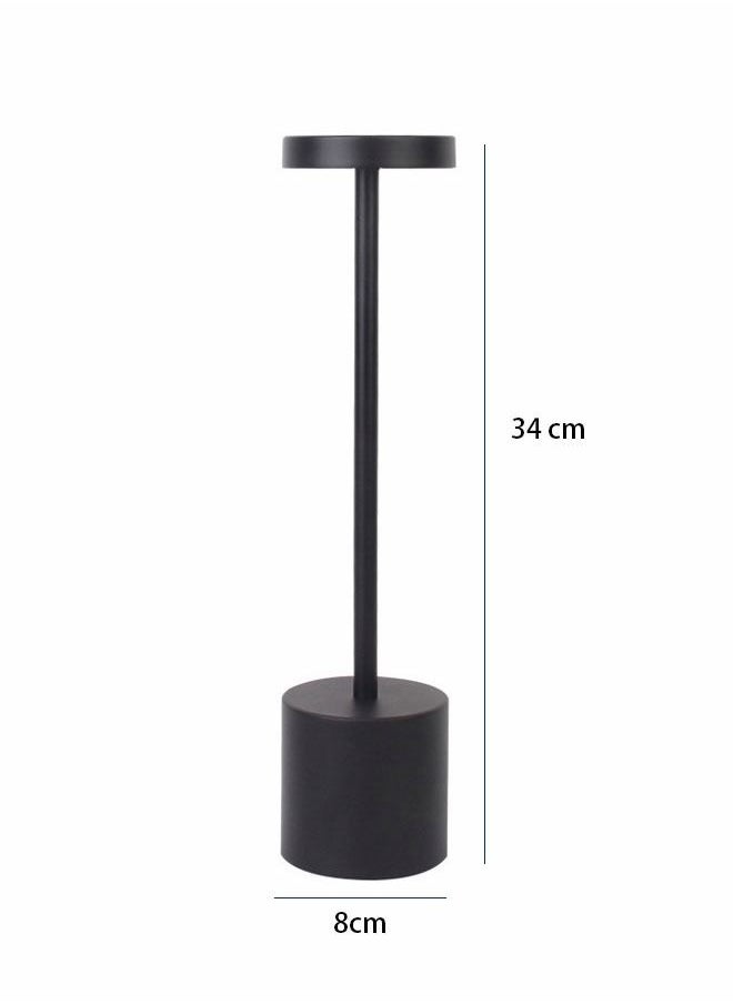 Cordless Table Lamp LED Touch Lamp Rechargeable Desk Lamp with Stepless Dimming Charging Completed Tip Light Portable Night Light for Indoor Outdoor