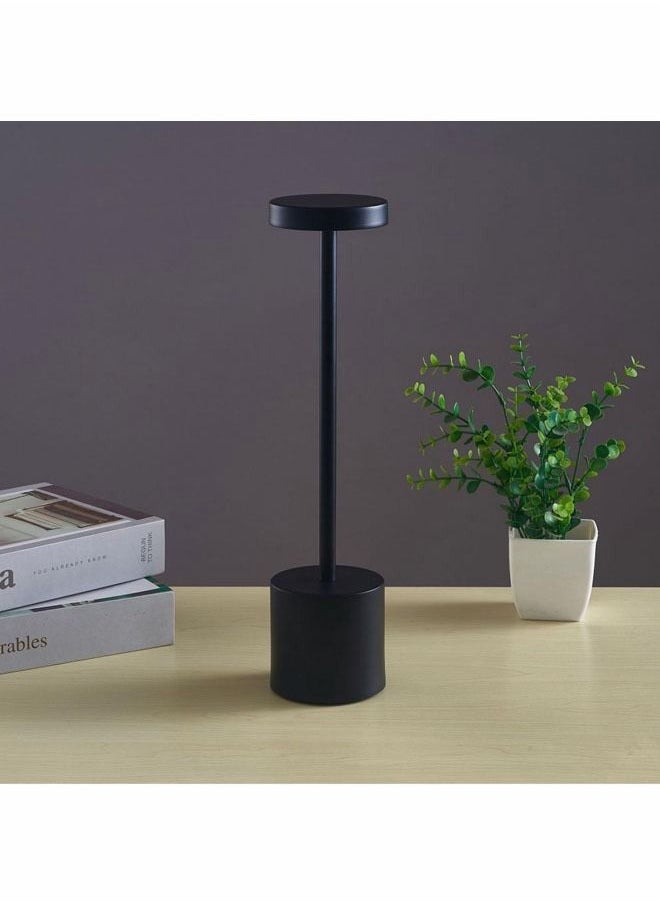 Cordless Table Lamp LED Touch Lamp Rechargeable Desk Lamp with Stepless Dimming Charging Completed Tip Light Portable Night Light for Indoor Outdoor