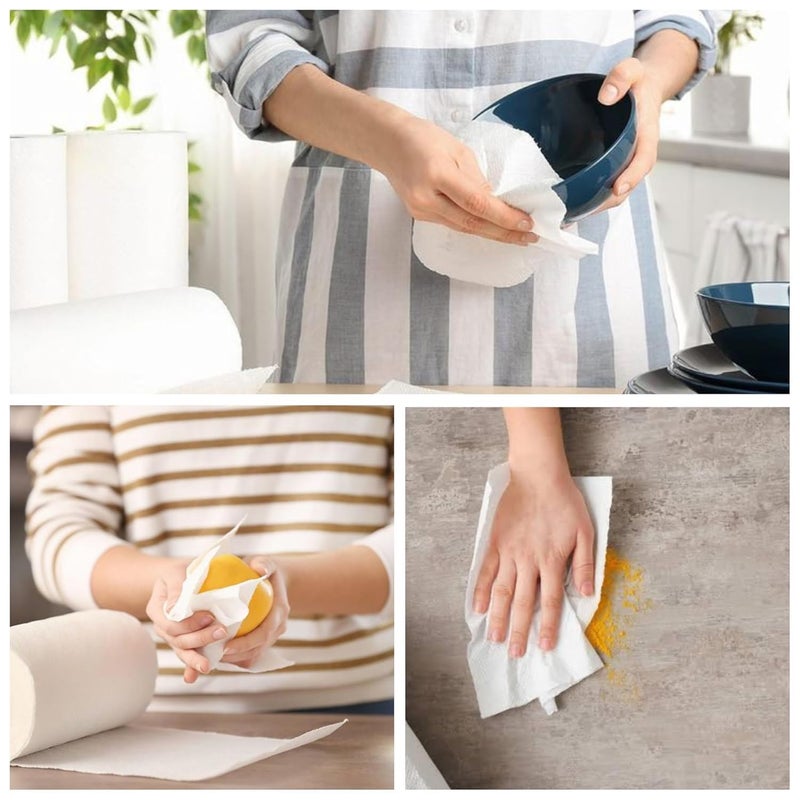 MULTIPURPOSE WASHABLE AND REUSABLE WIPES/KITCHEN TOWEL - NON WOVEN -23 * 21 CM (Pack of 04)