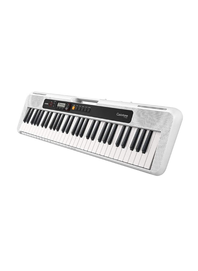 CASIO - Casio Standard Musical Keyboard Beginner 61 keys 400 Built-in Tones Song Bank 60 Tunes CT-S200WE - Image 1