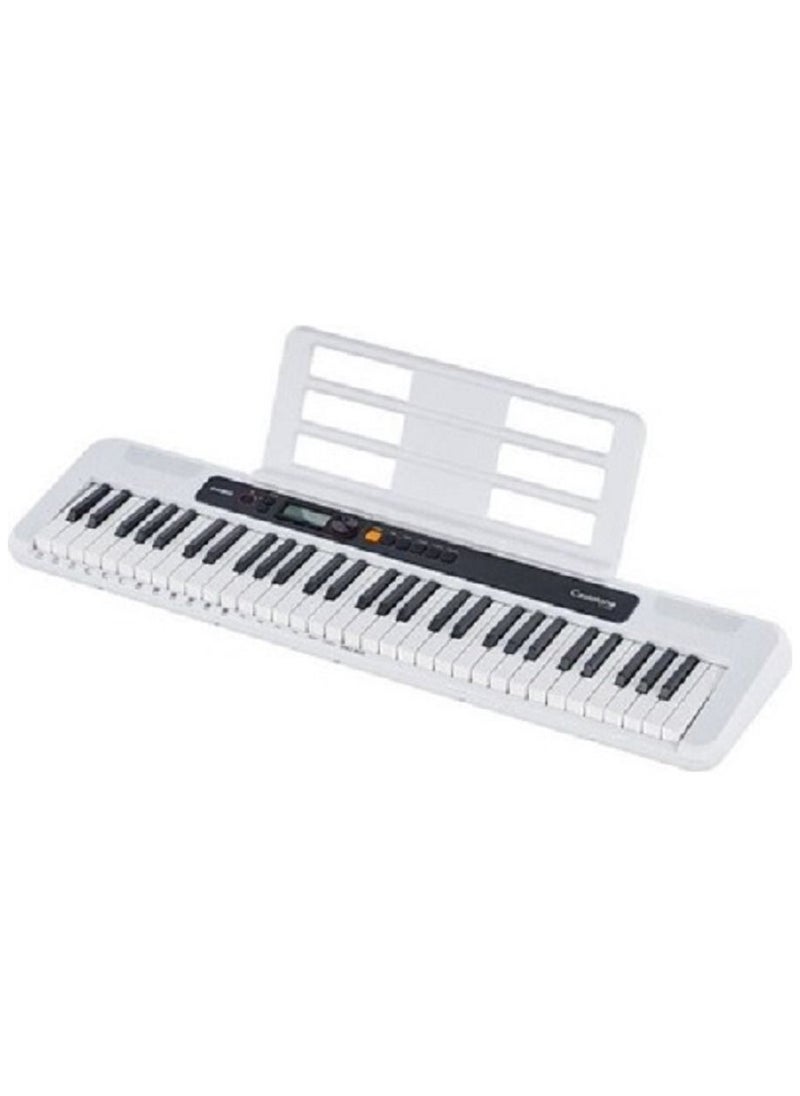 CASIO - Casio Standard Musical Keyboard Beginner 61 keys 400 Built-in Tones Song Bank 60 Tunes CT-S200WE - Image 1