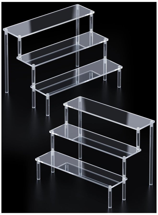 FUNFERY Acrylic Stand for Display (Clear, 11.6x3.1 inch) - Image 1