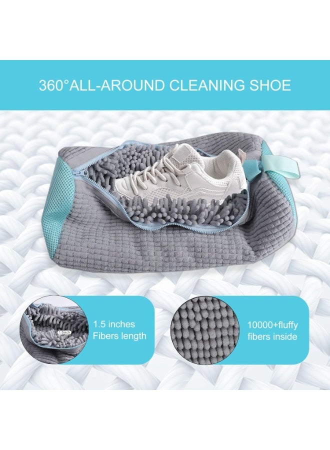 شنطة غسيل الأحذية والجزم والكوتشيات - كيس غسل الجزم للغسالات - شنطة غسيل أحذية قابلة لإعادة الاستخدام وقابلة للتعليق للغسالة والمجفف، شنطة أحذية للغسالة لجميع أنواع وأحجام الأحذية متعددة الالوان ( قطعه واحده ) - Image 4