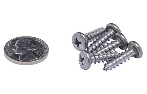 Bolt Dropper No. 10 x 1 Stainless Phillips Pan Head Wood Screws (100 Pack), 18-8 (304) Stainless Steel Commercial Grade Corrosion Resistant Choose Size by Bolt Dropper - Image 4