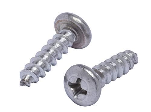 Bolt Dropper No. 10 x 1 Stainless Phillips Pan Head Wood Screws (100 Pack), 18-8 (304) Stainless Steel Commercial Grade Corrosion Resistant Choose Size by Bolt Dropper - Image 2