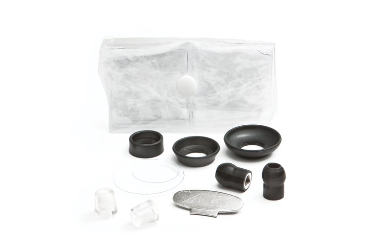 ADC Adscope 641 Sprague Stethoscope with 5 Interchangeable Chestpiece Options, 30 inch Length, Black - Image 4