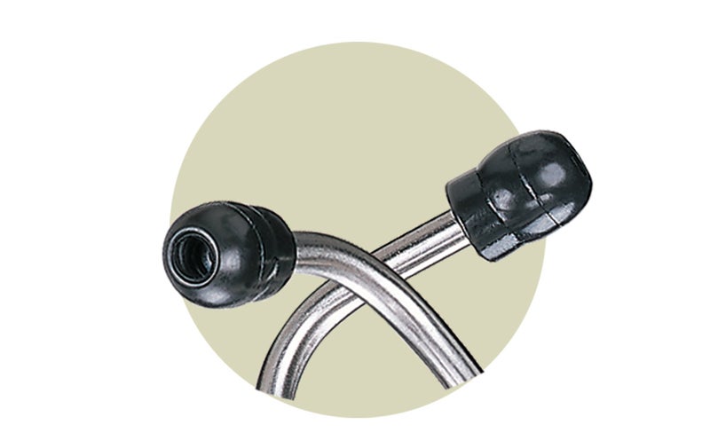 ADC Adscope 641 Sprague Stethoscope with 5 Interchangeable Chestpiece Options, 30 inch Length, Black - Image 3