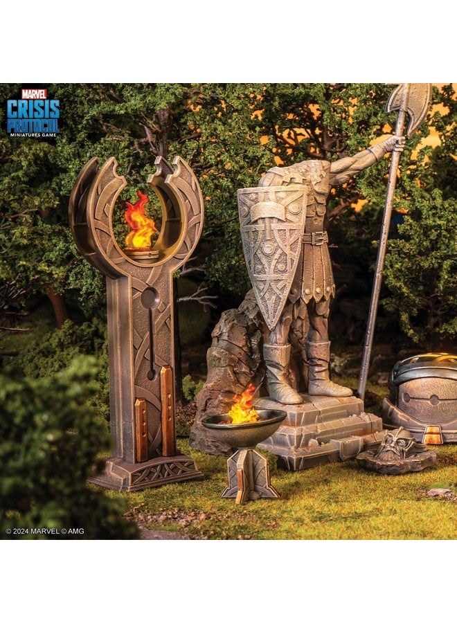 Atomic Mass Games Marvel: Crisis Protocol Battle for Asgard Terrain Pack - Enhance Your Battles with Asgardian Terrain! Tabletop Superhero Game, Ages 14+, 2 Players, 90 Minute Playtime, Made - Image 4