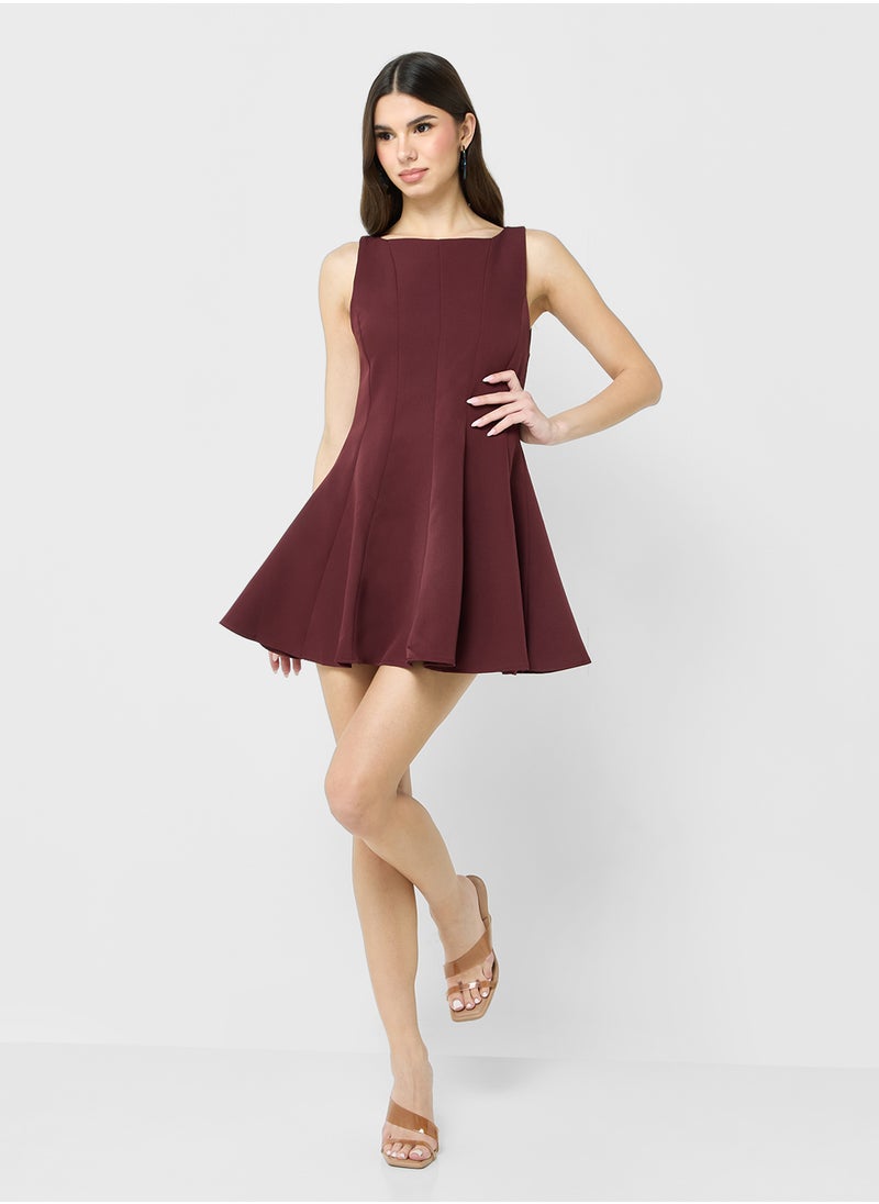Ginger Belted Sleeveless Dress  - Image 4