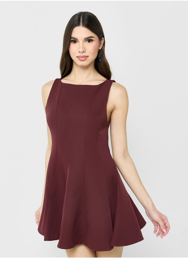 Ginger Belted Sleeveless Dress  - Image 3