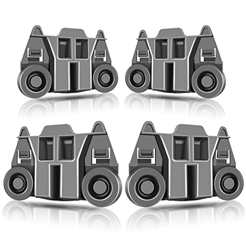 Monkemon 4 Packs W10195417 UPGRADED Dishwasher Wheels Lower Rack For kenmore whirlpool kitchen aid,Dishwasher Wheels Replaces Dish Rack Part Number AP4538395, PS2579553,WPW10195417, AH2579553, EA2579553 - Image 1