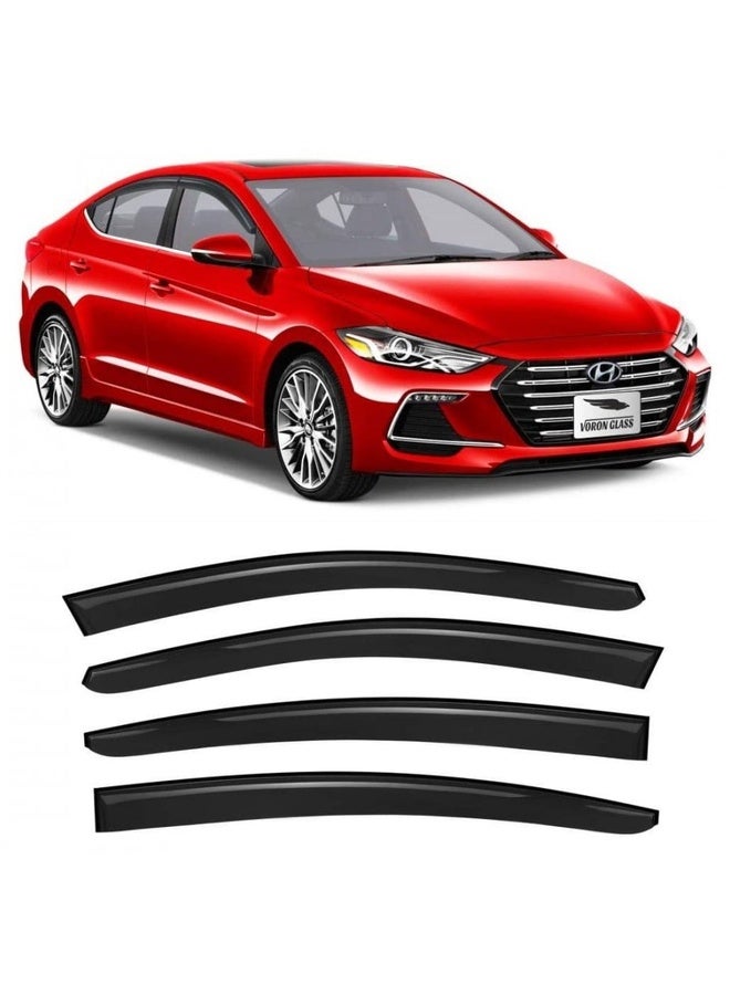 Generic Window protectors and rain guards for Hyundai Elantra 2016 2017 2018 2019 2020 Chinese  - Image 1