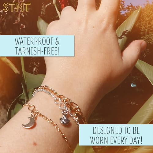 STMT DIY Infinity Jewelry Kit, Make 10 Forever Bracelets, Permanent Bracelet Chains, No Welding Needed, Custom-Fit, Unisex, Multi, Life-Size, Not Foldable, Ages 8+ - Image 3
