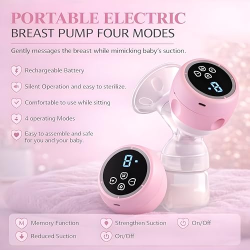 MCP Modern Automatic Breast Pump – Portable Electric Milk Pump for Breastfeeding Moms | Quiet Suction, Comfortable Postpartum Nursing Solution - Image 4