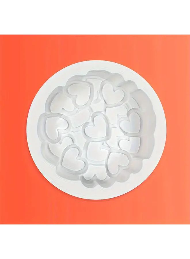 1pc Heart Shaped Silicone Nonstick 3D Baking Mold For Cake Dessert - Image 5