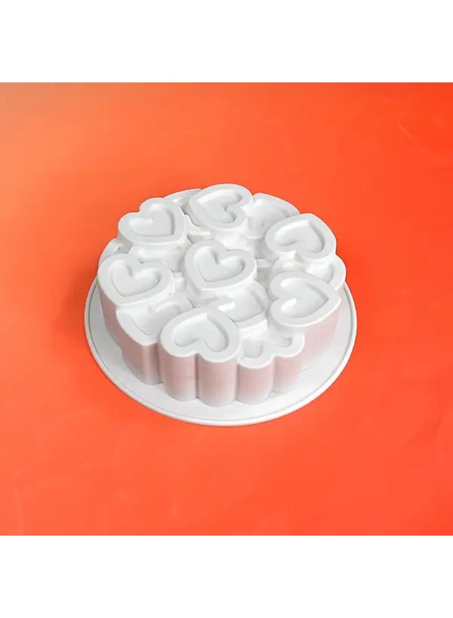 1pc Heart Shaped Silicone Nonstick 3D Baking Mold For Cake Dessert - Image 3