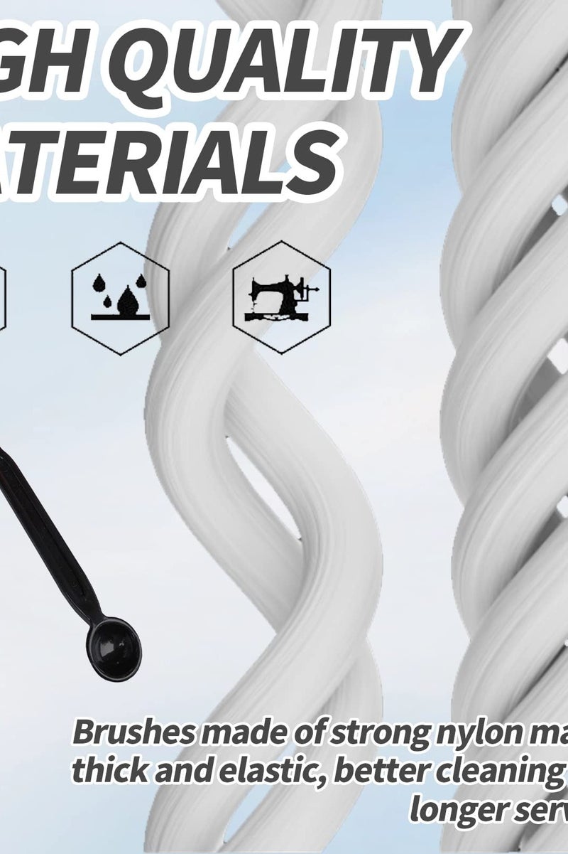 مجموعة فرش القهوة - مجموعة فرش تنظيف ماكينة الاسبريسو - مثالية لصيانة مطحنة القهوة وماكينة تحضير القهوة - Image 5