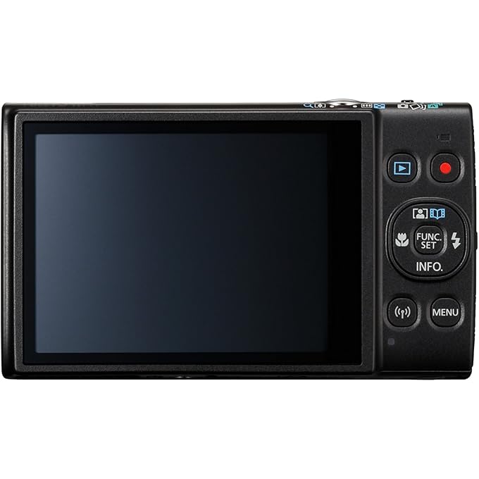 كانون كاميرا PowerShot ELPH 360 الرقمية مع تقريب بصري 12x وتثبيت الصورة - تدعم Wi-Fi و NFC (أسود) | مستشعر CMOS بدقة 20.2 ميجابكسل بحجم 1/2.3 بوصة، معالج Digic 4 Plus، تقريب بصري 12x مع تثبيت الصورة، دقة Full HD 1080p - Image 2