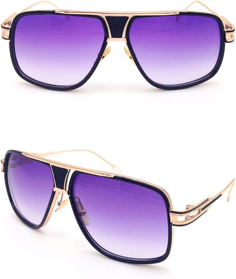 GOBIGER Aviator Sunglasses for Men 100% UV Protection Goggle Alloy Frame with Case - Image 4