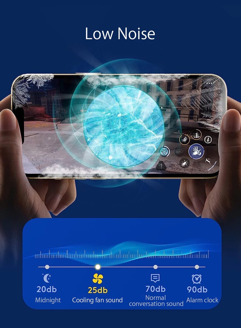 مبرد الهاتف مروحة تبريد الهاتف للألعاب تصميم الامتزاز 3 أوضاع مبرد هاتف أشباه الموصلات مع إضاءة RGB مبرد هاتف صغير للهاتف المحمول والكمبيوتر اللوحي - Image 3