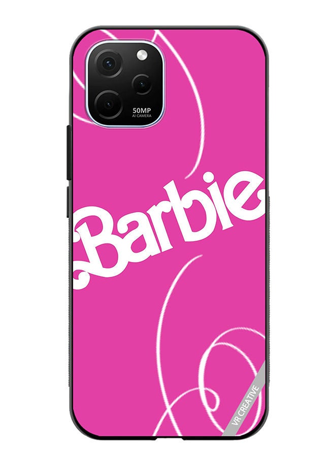 VR CREATIVE Protective Case Cover For Huawei Enjoy 50z Barbie Lines Design Multicolour - Image 1