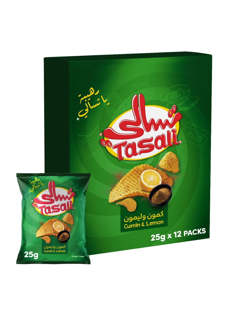 تسالي رقائق البطاطس بنكهة الكمون والليمون - Image 2