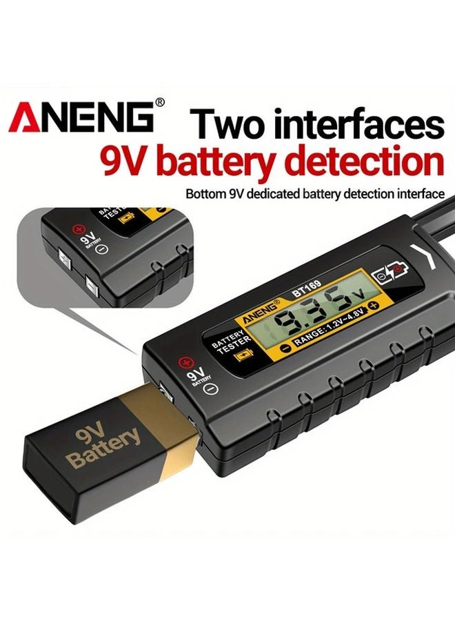 ANENG BT169 Digital Battery Tester Multi Channel Portable No Power Supply ABS Plastic - Image 5