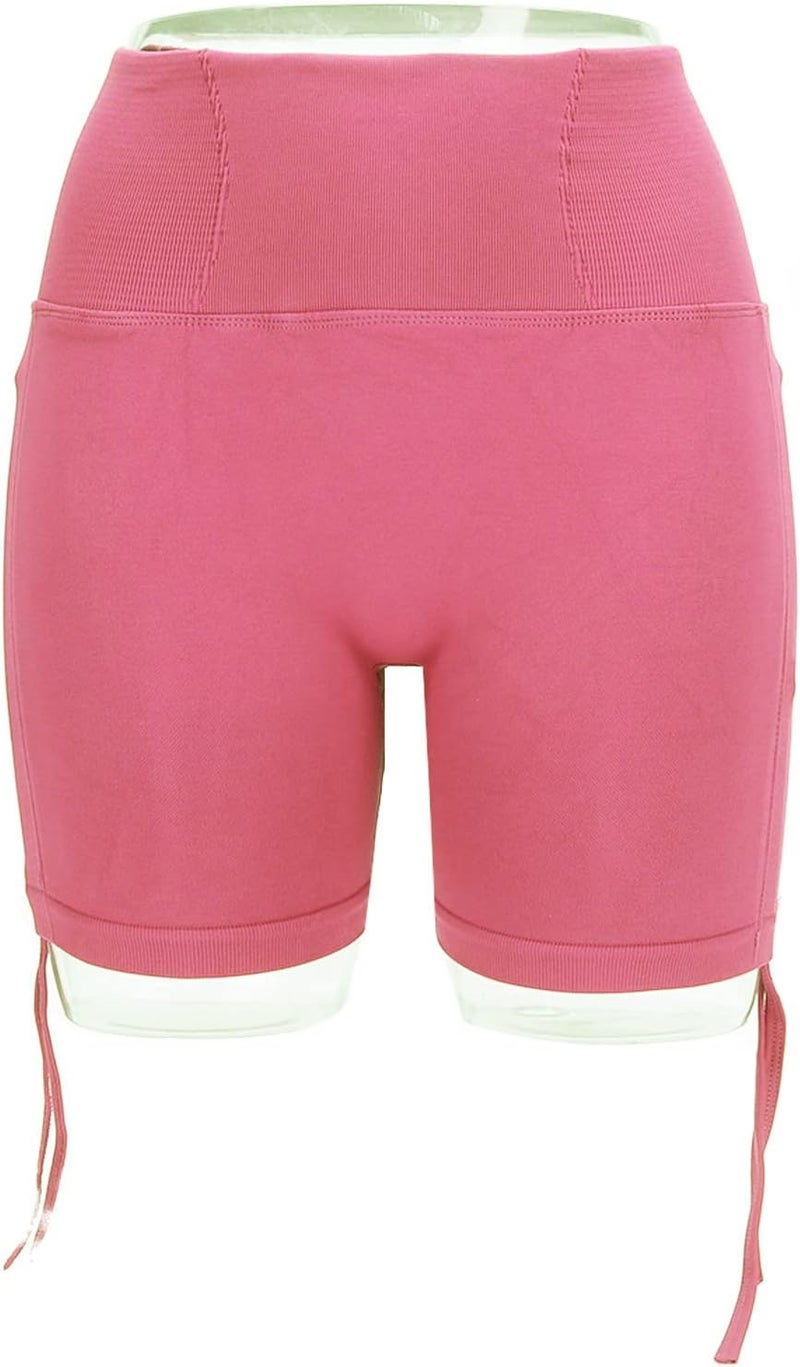 klarako Ergonomic High Waisted Women Workout Butt Lifting Yoga Shorts - Image 1