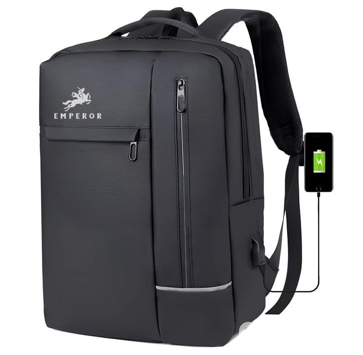 EMPEROR By True Human Backpack with USB Charing port Laptop bag/Office bag/College bag/Travel bag (LAKE) - Image 1