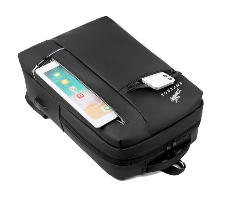 EMPEROR By True Human Backpack with USB Charing port Laptop bag/Office bag/College bag/Travel bag (LAKE) - Image 2