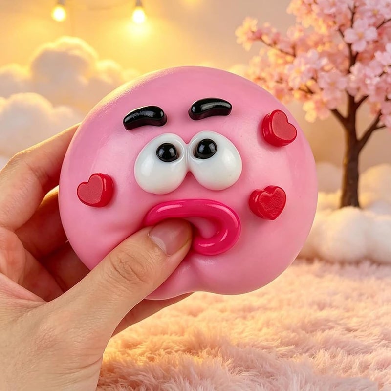 Smushers Squishies Slow Rising Stress Ball - Pink - Image 5