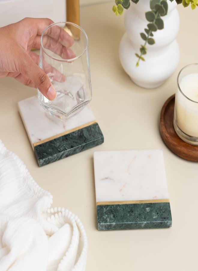 Ritualistic Pine Coaster Set of 2 | Stylish Tea Coasters for Home, Dining, or Office Tea Coasters | Perfect Set for Protecting Surfaces with Durable | Ideal Gift for Tea Lovers - Image 4