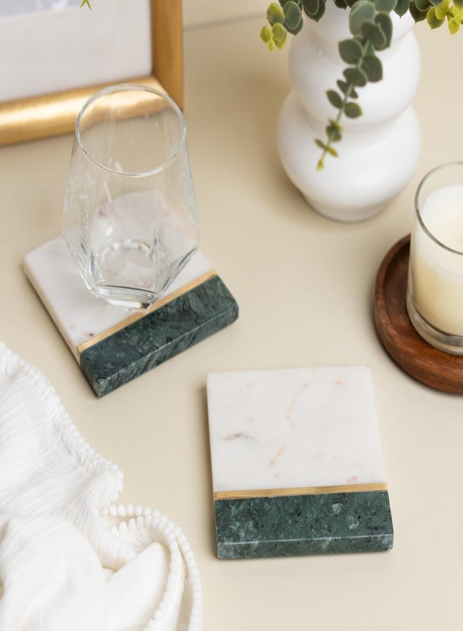 Ritualistic Pine Coaster Set of 2 | Stylish Tea Coasters for Home, Dining, or Office Tea Coasters | Perfect Set for Protecting Surfaces with Durable | Ideal Gift for Tea Lovers - Image 5