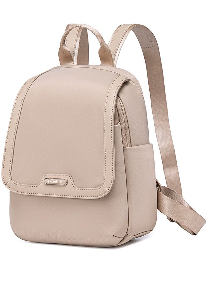 Chantria CB00621 Stylish Mini Backpack for Women, Small Casual Daypack, Lightweight Travel Shoulder Bag, Cute Fashion Backpack for Girls - Khaki  - Image 1