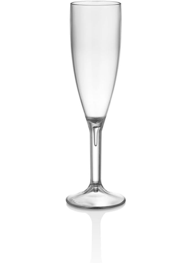 GastroPlast كأس شمبانيا فلوت 183 مل - زجاجات بولي كربونات لتناول الطعام الأنيق - Image 2